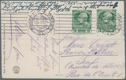 Österreich - Privatganzsachen: 1908. Privat-Postkarte Mit 2 Wertstempel 5 H Franz Joseph "Jubilejni - Autres & Non Classés
