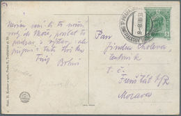 Österreich - Privatganzsachen: 1908. Privat-Postkarte 5 H Franz Joseph "Pozdrav Z Jubilejni Vystavy - Autres & Non Classés