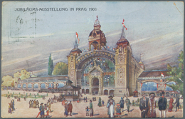 Österreich - Privatganzsachen: 1908. Privat-Postkarte 5 H Franz Joseph "Jubiläums-Ausstellung In Pra - Sonstige & Ohne Zuordnung