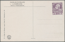 Österreich - Privatganzsachen: 1908. Privat-Postkarte 3 H Franz Joseph "Pozdrav Z Jubilejni Vystavy - Autres & Non Classés