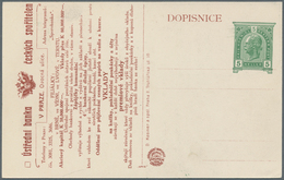 Österreich - Privatganzsachen: 1908. Privat-Postkarte 5 H Franz Joseph "Jubilejni Vystavy V Praze 19 - Autres & Non Classés