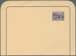 Österreich - Privatganzsachen: 1932 (ca.), Drei Verschied. Kartenbriefe (ca. 135 X 100 Mm, Obere Eck - Autres & Non Classés