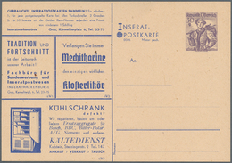Österreich - Privatganzsachen: 1950, 30 G Violett Trachten, Privat-Inserat-Postkarte, Serie 0006, Mi - Autres & Non Classés