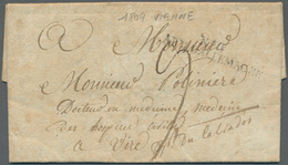 Österreich - Französische Armeepost: 1809, "No.1 ARMEE D'ALLEMAGNE", Sehr Seltener Schwarzer L2 Auf - ...-1850 Prephilately