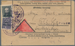 Polen - Post Im Danziger Hafen (Port Gdansk): 1925 (ca). News Band Wrapper Headed 'Probka Towaru' Be - Sonstige & Ohne Zuordnung