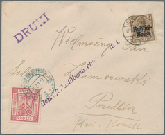 Polen - Bestellpostanstalten: PRZEDBORZ 1917, 25.12.17, 2gr. Carmine Perforated, Type 8, Paying Loca - Andere & Zonder Classificatie