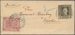 Polen - Bestellpostanstalten: PRZEDBORZ 1917, ?.1.18, 2gr. Carmine Perforated, Type 5, Paying Local - Sonstige & Ohne Zuordnung