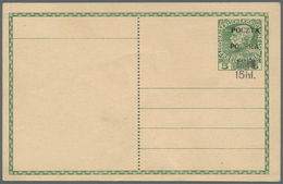 Polen - Ganzsachen: 1919 Unused Postal Stationery Card, Original Card Of Austria P 215 With Overprin - Stamped Stationery
