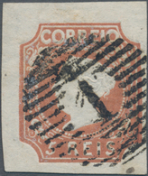 Portugal: 1853, Maria 5 R., Light Brown With Good Margins And Numeral "1", Fine. Michel 1200,- €. (M - Autres & Non Classés