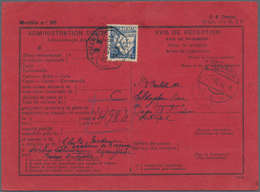 Portugal: 1932, Reply Coupon Form From "LISBON 18.8.32" To "The Duchesse De Braganza SEEBENSTEIN; AU - Autres & Non Classés