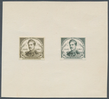 Portugal: 1961, 100th Aniversary Of Faculty Of Philosophy, 1.00e. "King Pedro V", Two Imperforate Pr - Sonstige & Ohne Zuordnung