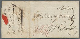 Russland - Vorphilatelie: 1795 Cover From Moscow With Scarce Single Line Cancel To Hodimont (Belgium - ...-1857 Vorphilatelie