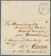 Russland - Vorphilatelie: 1823 FL Cover From St. Petersburg To Wenden With Certificate Of Dobin Not - ...-1857 Voorfilatelie