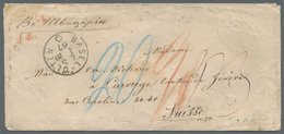 Russland: 1861/72 Four Unfranked Covers All Sent From Moscow To France (3x) And To Switzerland, The - Autres & Non Classés