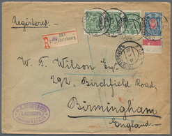 Russland: 1903/09 7 Registered Covers All Sent From St. Petersburg By Mr. F.L. Breitfuss One Of The - Sonstige & Ohne Zuordnung