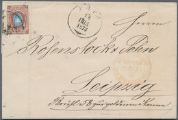 Russland: 1868/75 Seven Letters All From Riga To Foreign Countries, All Before UPU, With Various Sta - Autres & Non Classés