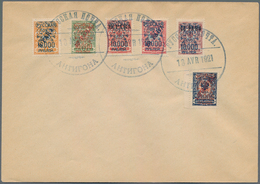 Russland - Post Der Bürgerkriegsgebiete: Wrangel-Armee: 1921 Seven Covers All Canceled Antigona Not - Other & Unclassified