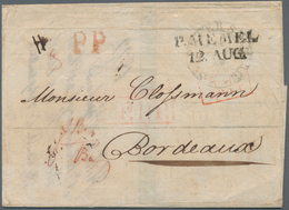 Russland - Besonderheiten: 1822. Folded Entire Addressed To France Written From St. Petersburg Dated - Sonstige & Ohne Zuordnung