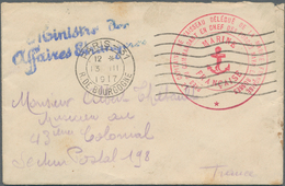 Russland - Besonderheiten: 1917. Stampless Envelope,flap Missing,  From The 'Ministre Des Affaires E - Other & Unclassified