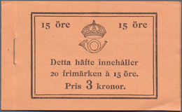 Schweden - Markenheftchen: 1936, Gustaf V Left Profile, Complete Stamp Booklet ‚Pris 3 Kronor.‘ Bear - 1951-80