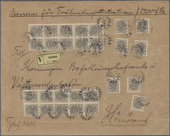 Schweden - Dienstmarken: 1912, Larger Envelope, Value Declared "272.000 Kr" Franked With 50 Öre In T - Service