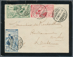 Schweiz: 1900: UPU-Jubiläumsserie Von Der äußerst Seltenen 3. Platte, 5 C. Grün Von Feld 150 Mit Ret - Neufs