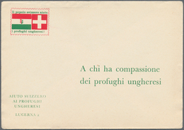 Schweiz - Besonderheiten: 1956, Vignetten "Das Schweizer Volk Hilft Den Ungarn-Flüchtlingen" Im 32-e - Other & Unclassified