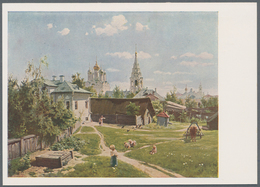 Sowjetunion - Ganzsachen: 1931 Pictured Postal Stationery Card With Painting Of The Tretyakov Galler - Unclassified