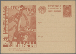 Sowjetunion - Ganzsachen: 1930, Picture Postcard Unused With Motive Lottery, Judaism! 350 M€. - Non Classés