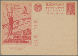 Sowjetunion - Ganzsachen: 1931, Two Unused Picture Postcards With Motiv Gymnastics 360 M€. - Non Classés
