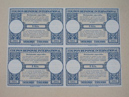 Tschechoslowakei - Ganzsachen: 1947, INTERNATIONAL REPLY COUPON »Tchécoslovaquie.Ceskoslovensko – 5 - Cartes Postales