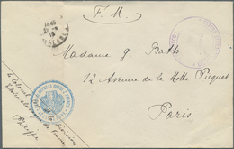 Tschechoslowakei - Besonderheiten: 1919 - Czech Military Mission In France. Stampless Envelope (bend - Autres & Non Classés