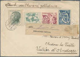 Tschechoslowakei - Besonderheiten: 1949, Attractive Franking On Cover From "BRNO 26.XI.49" Addressed - Other & Unclassified