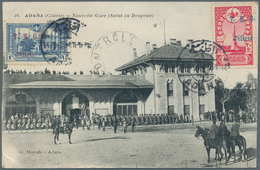 Türkei - Cilicien: 1919. Picture Post Card Of 'Mizrahi, Adana' Addressed To France Bearing Cilicie Y - 1920-21 Anatolië