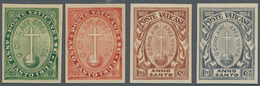 Vatikan: 1933, Anno Santo, Complete IMPERFORATED Set, Mint Never Hinged With Full Original Gum. VF C - Ungebraucht