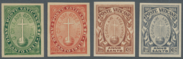 Vatikan: 1933, Anno Santo, Complete IMPERFORATED Set, Mint Never Hinged With Full Original Gum. VF C - Neufs
