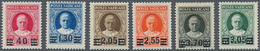 Vatikan: 1934, Provisional Overprints, Complete Set Of Six Values, Mint Original Gum Previously Hing - Unused Stamps