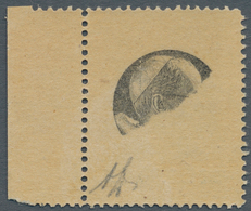 Vatikan: 1945, 1,50 L On 1 L Brown/black With Partial Offset Printing Of The Medallion On Reverse. V - Ungebraucht