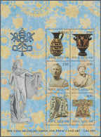 Vatikan: 1983, Vatican Artworks, Souvenir Sheet Without Silver Inscription "CITTA DEL VATICANO". VF - Unused Stamps