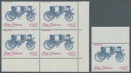 Vatikan: 1985, 1500 L "Stamp Exhibition ITALIA '85", Block Of 4 From Lower Right Corner, Each Stamp - Ungebraucht