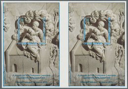 Vatikan: 1995, Art Works Of Loreto, 3000 L Souvenir Sheet, Undivided Horizontal Pair Of Souvenir She - Neufs