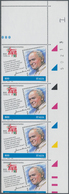 Vatikan: 1998, 800 L "Philatelic Exhibition ITALIA '98", Vertical Strip Of 5 From Left Sheet Margin - Neufs