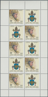 Vatikan: 2000, 500 L "Pope Leo XII.", Miniature Sheet, Perforation Slightly Shifted Downwards And To - Neufs