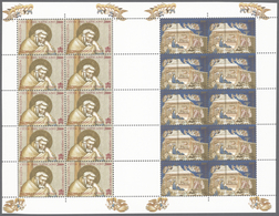 Vatikan: 2000, Christmas, 1200 L + 1500 L And 2000 L + 800 L, Two Undivided Pairs Of Miniature Sheet - Unused Stamps