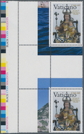 Vatikan: 2009. "700 Years Of Worship 'Our Lady Of Europe'" In A Sensational Vertical Gutter Pair Wit - Neufs