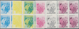 Vereinte Nationen - Genf: 1988. Progressive Proof (6 Phases) In Blocks Of 4 For The 80c Value Of The - Other & Unclassified