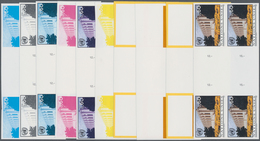 Vereinte Nationen - Genf: 1994. Progressive Proofs (10 Phases) In Horizontal Gutter Blocks Of 4 For - Other & Unclassified