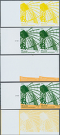 Vereinte Nationen - Wien: 2000. Progressive Proof (10 Phases), Viz Color Separations, In Horizontal - Unused Stamps