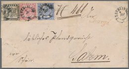 Baden - Marken Und Briefe: 1862/1864, 1 Kr. Schwarz, 3 Kr. Karmin Und 6 Kr. Ultramarin, Drei Werte F - Autres & Non Classés