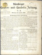 Bayern - Marken Und Briefe: 1862, 1 Kr. Gelb, Meist Voll- Bis Breitrandiges Exemplar Auf Fast Vollst - Other & Unclassified